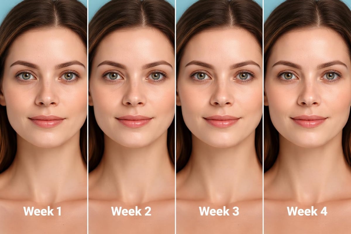Under-eye treatment timeline