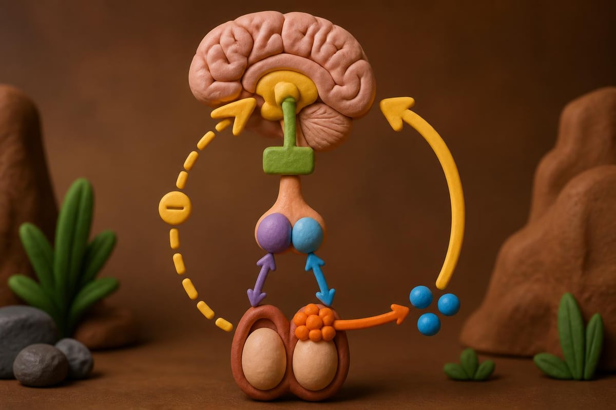 HPG axis signaling cascade