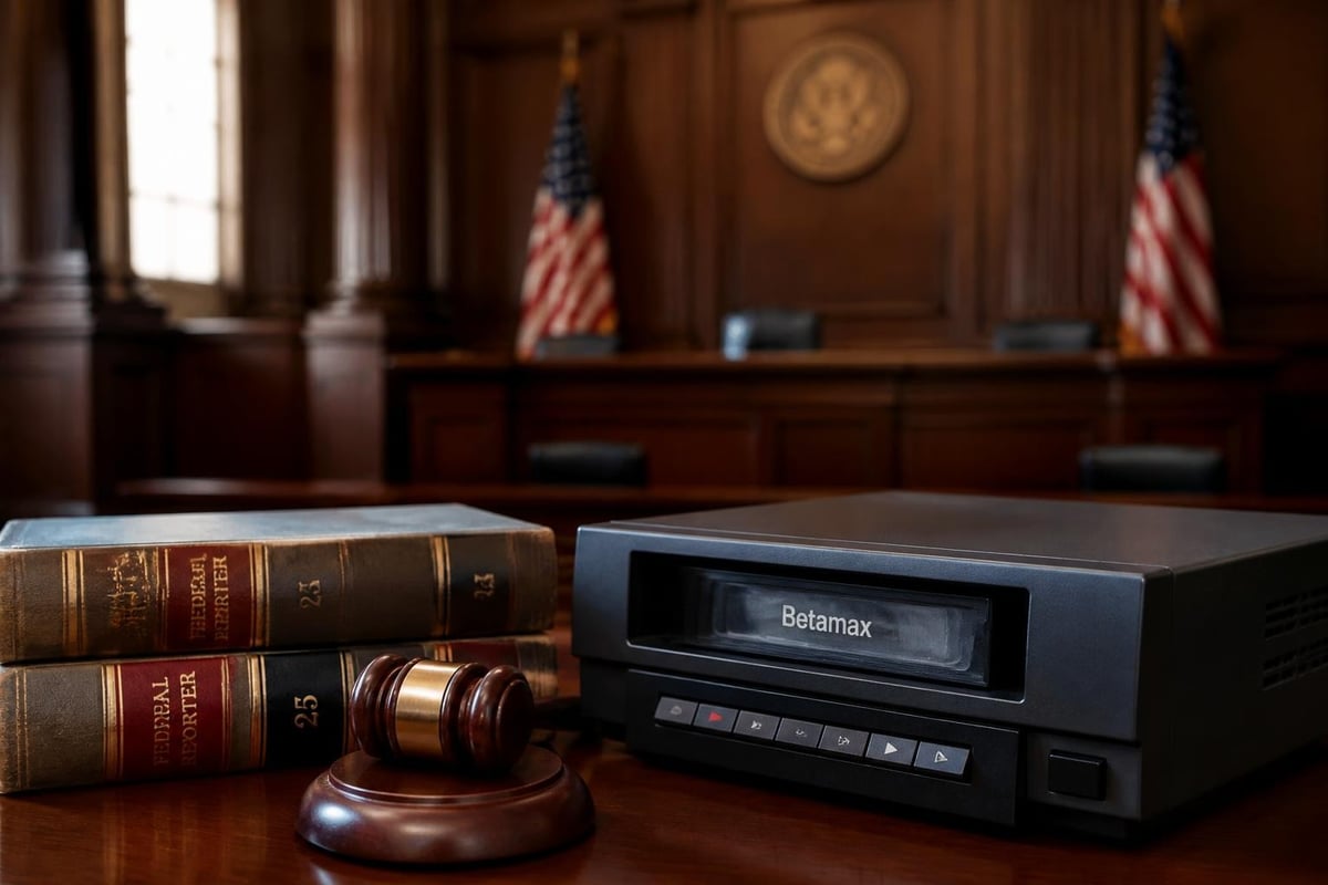 Timeline of Betamax case legal proceedings