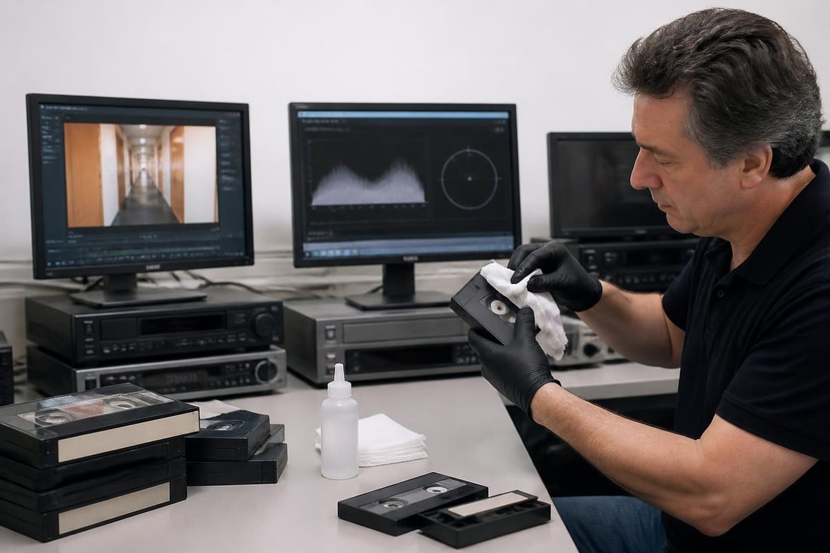 Preservation workflow for aging videotape formats