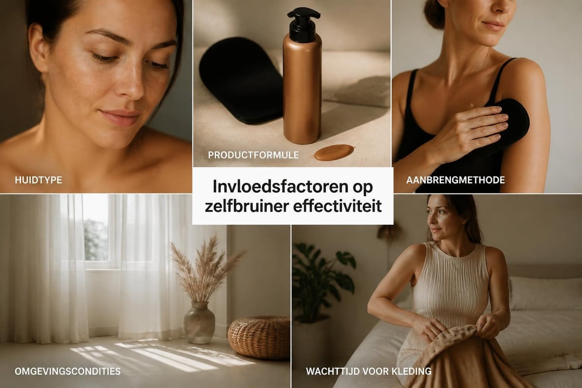 Factoren zelfbruiner inwerktijd