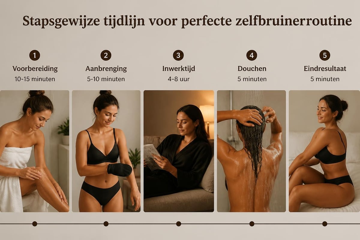 Zelfbruiner aanbrengtips tijdlijn