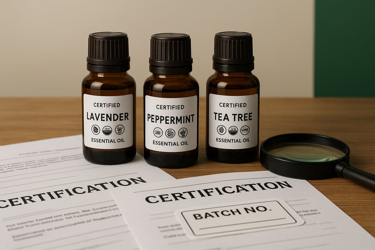 Kwaliteitskenmerken & Certificering van Etherische Oliën