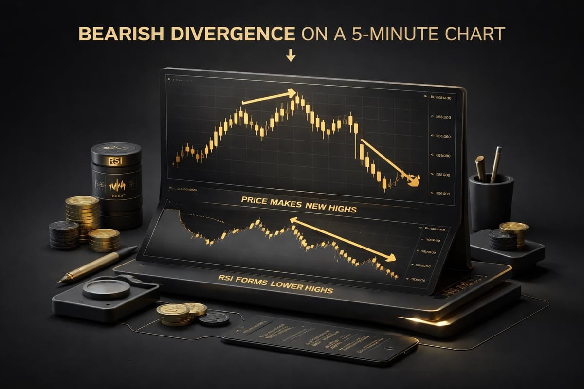 RSI momentum divergence pattern