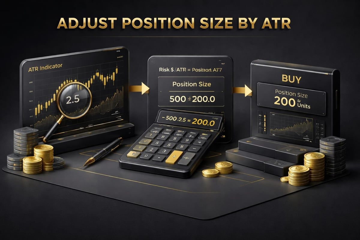 ATR-based position sizing calculation