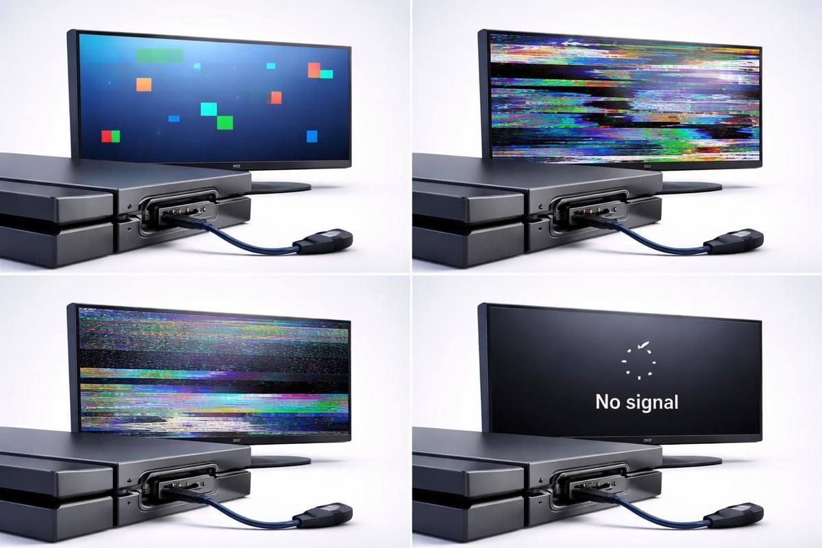 HDMI port failure symptoms