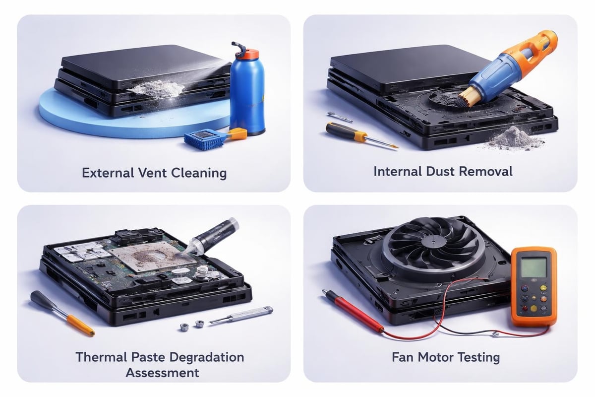 Overheating diagnosis process