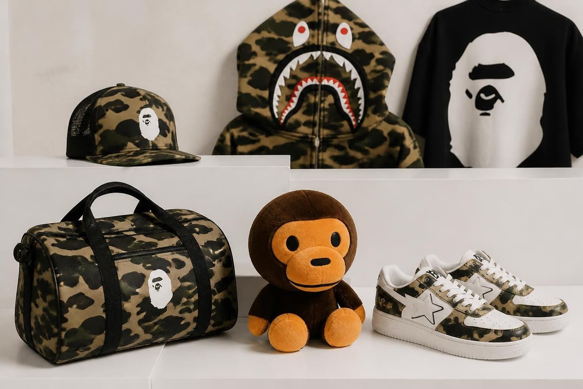 BAPE brand identity elements