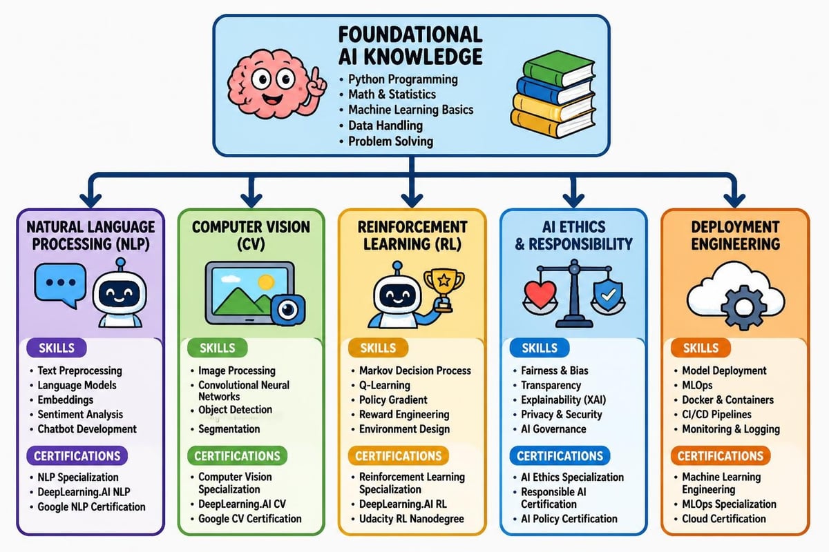 AI specialization pathways