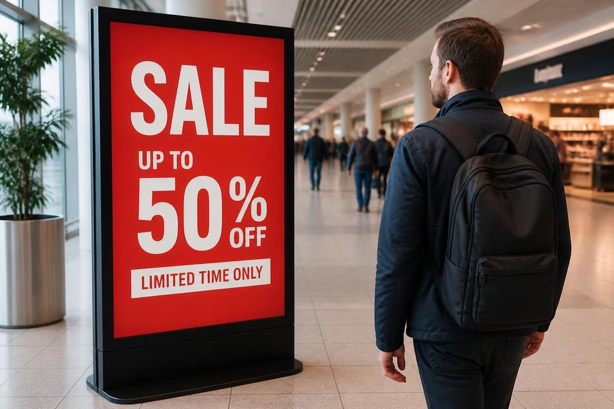Promotional signage design principles