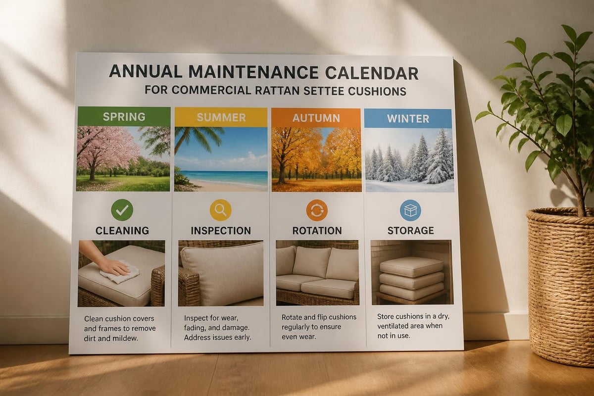 Cushion maintenance schedule