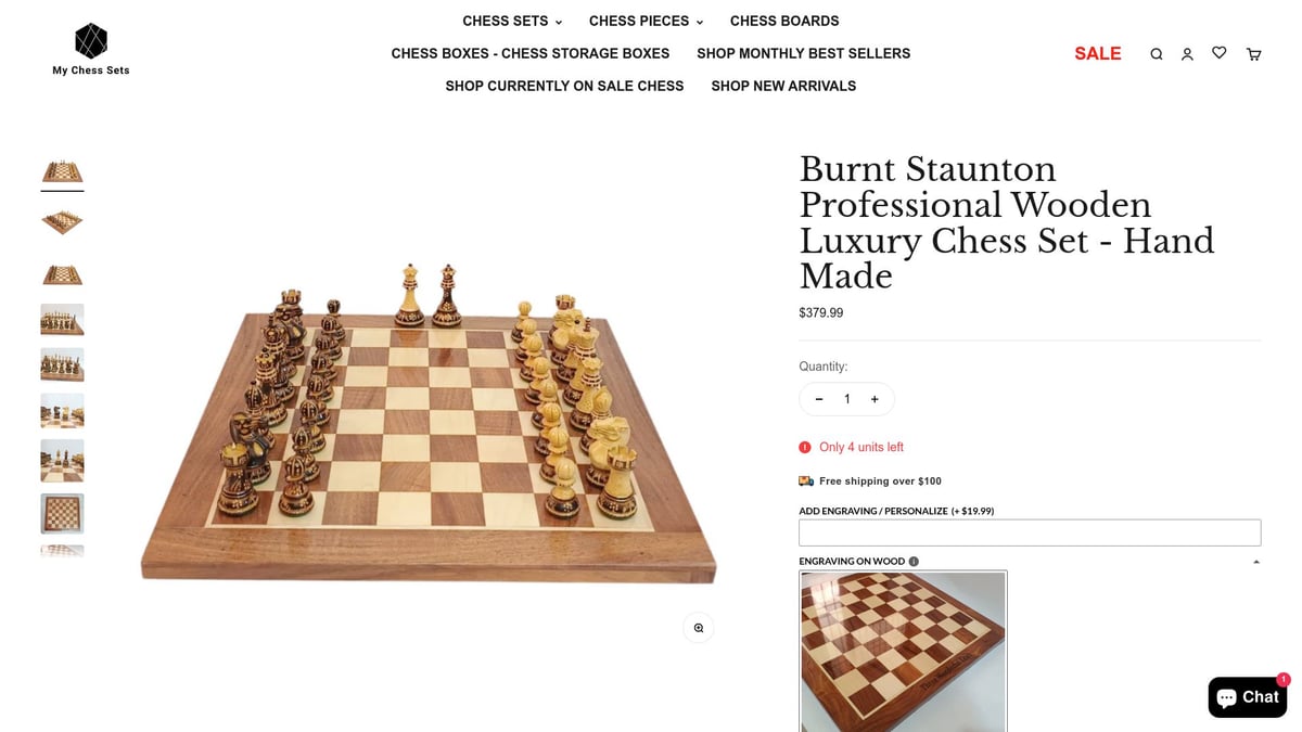 Top 8 Cool Chess Boards That Stand Out in 2026 - Burnt Staunton Professional Wooden Luxury Chess Set - Hand Made