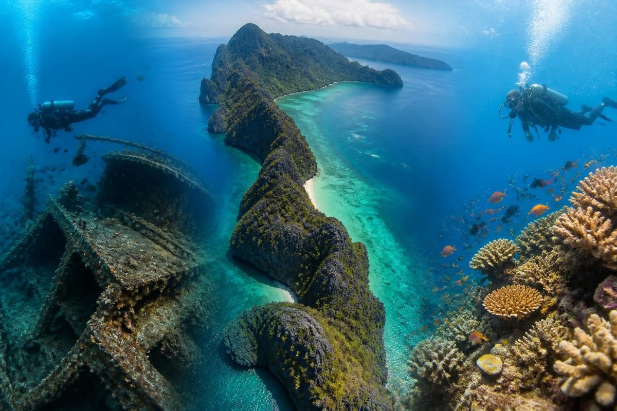 Palawan diving regions