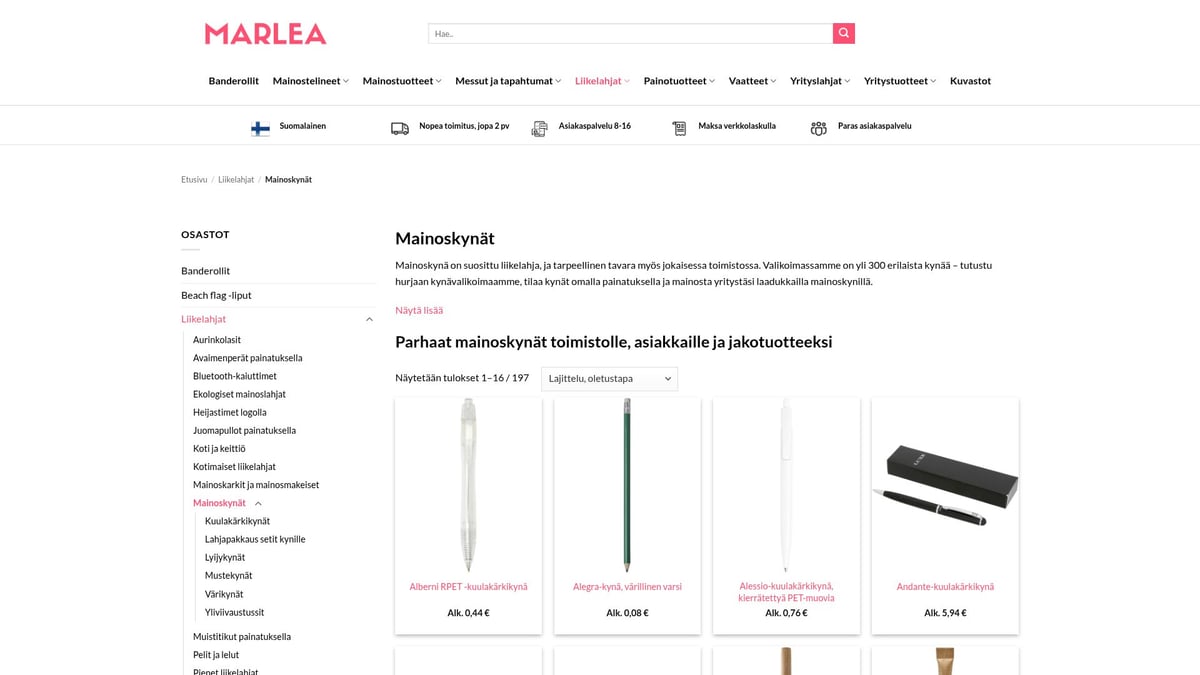 7 Ideaa: Liikelahjat Logolla Yrityksesi Brändin Vahvistamiseen 2026 - Mainoskynät logolla – Marlea