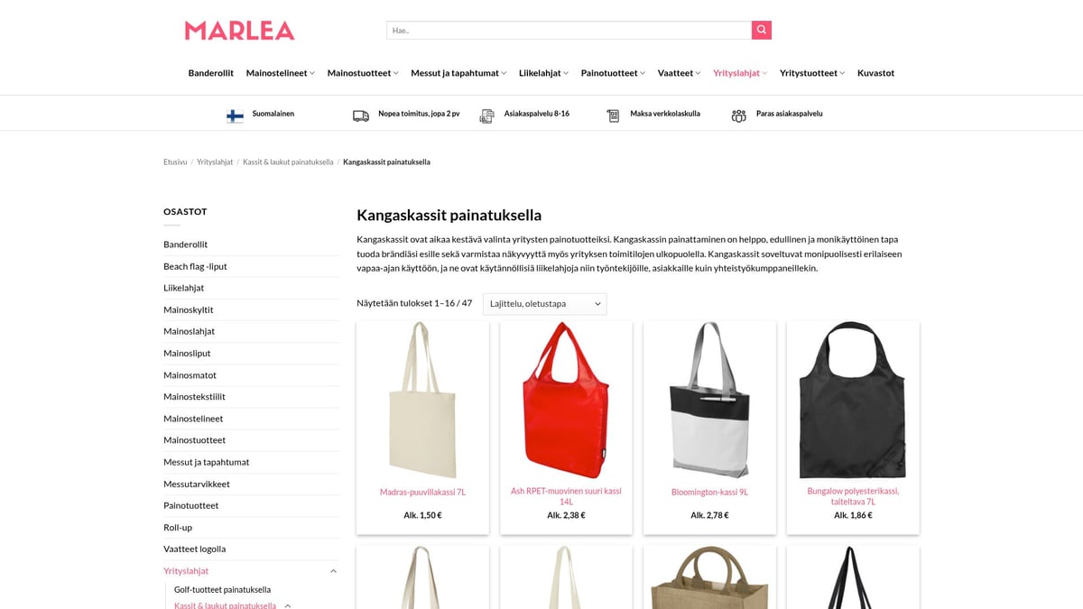 7 Ideaa: Liikelahjat Logolla Yrityksesi Brändin Vahvistamiseen 2026 - Kangaskassit painatuksella – Marlea