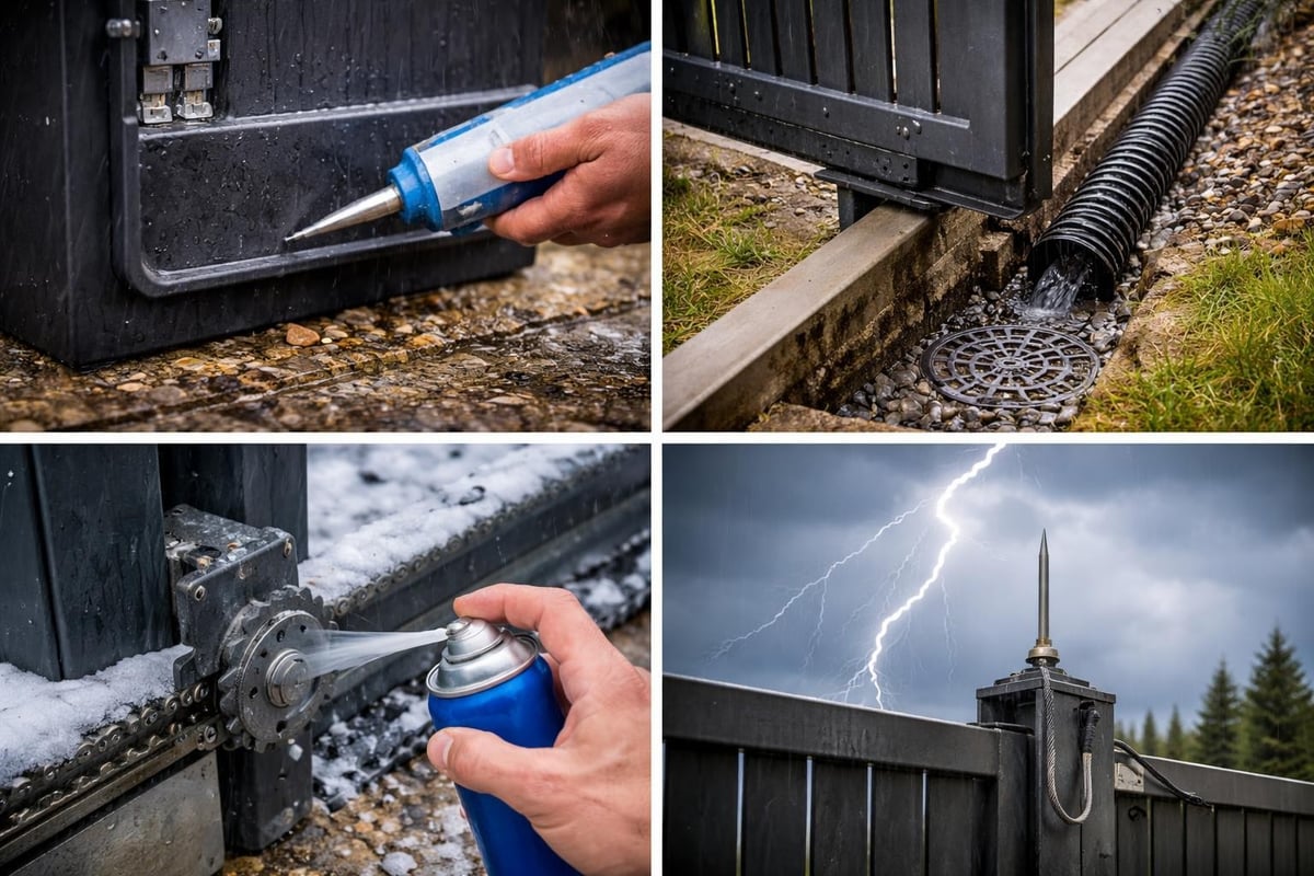 Weather Protection For Gate Systems