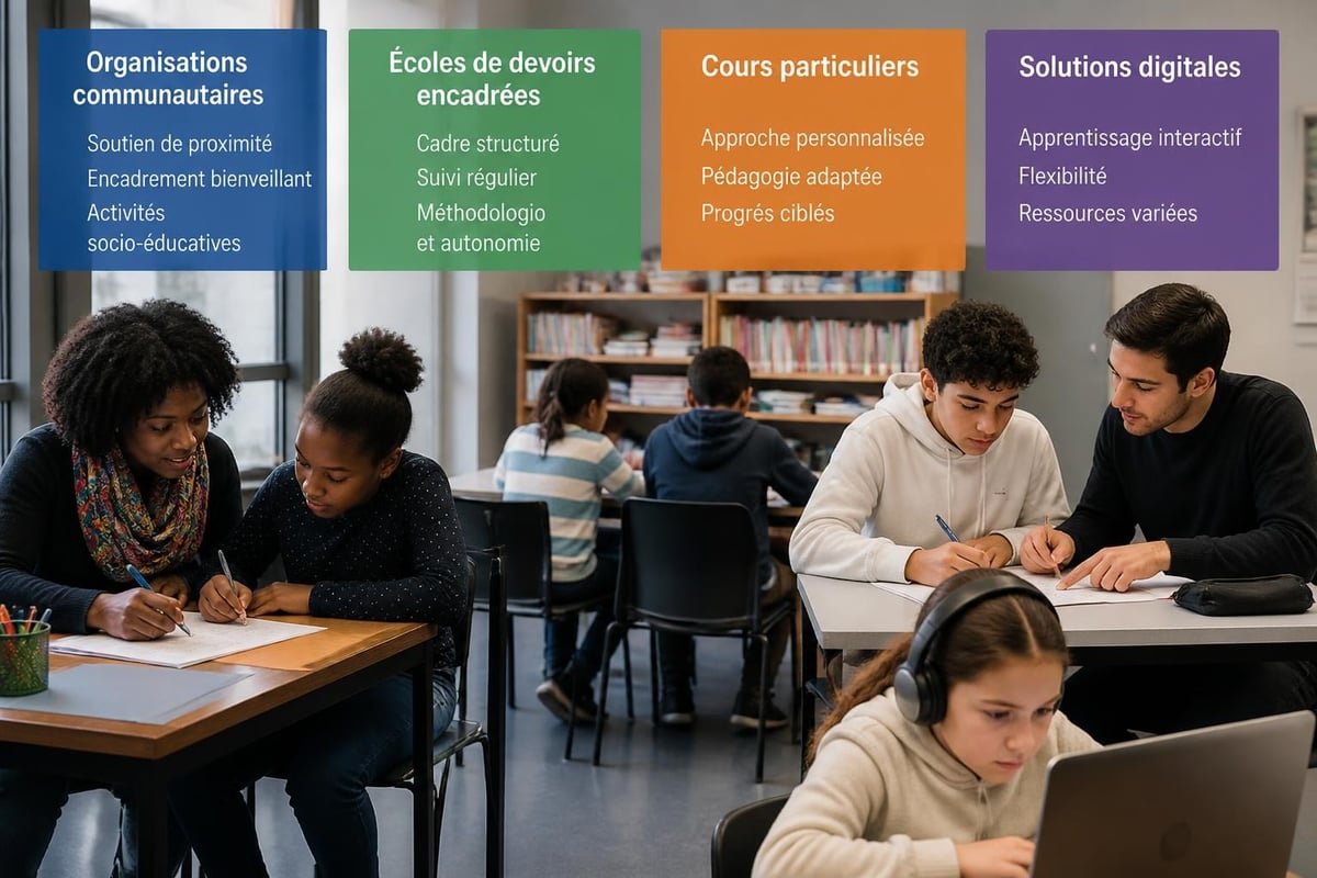 Types d'accompagnement scolaire à Bruxelles