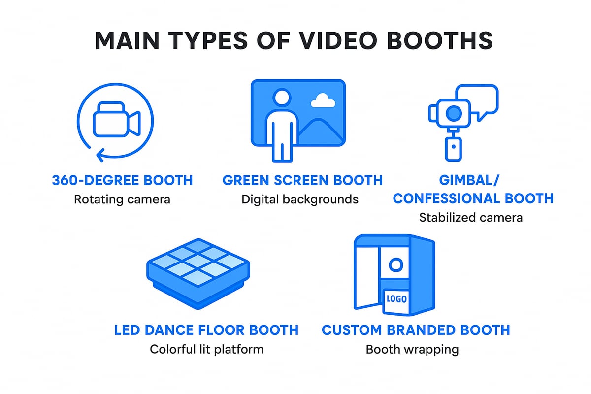 Types of Video Booths Available for Events