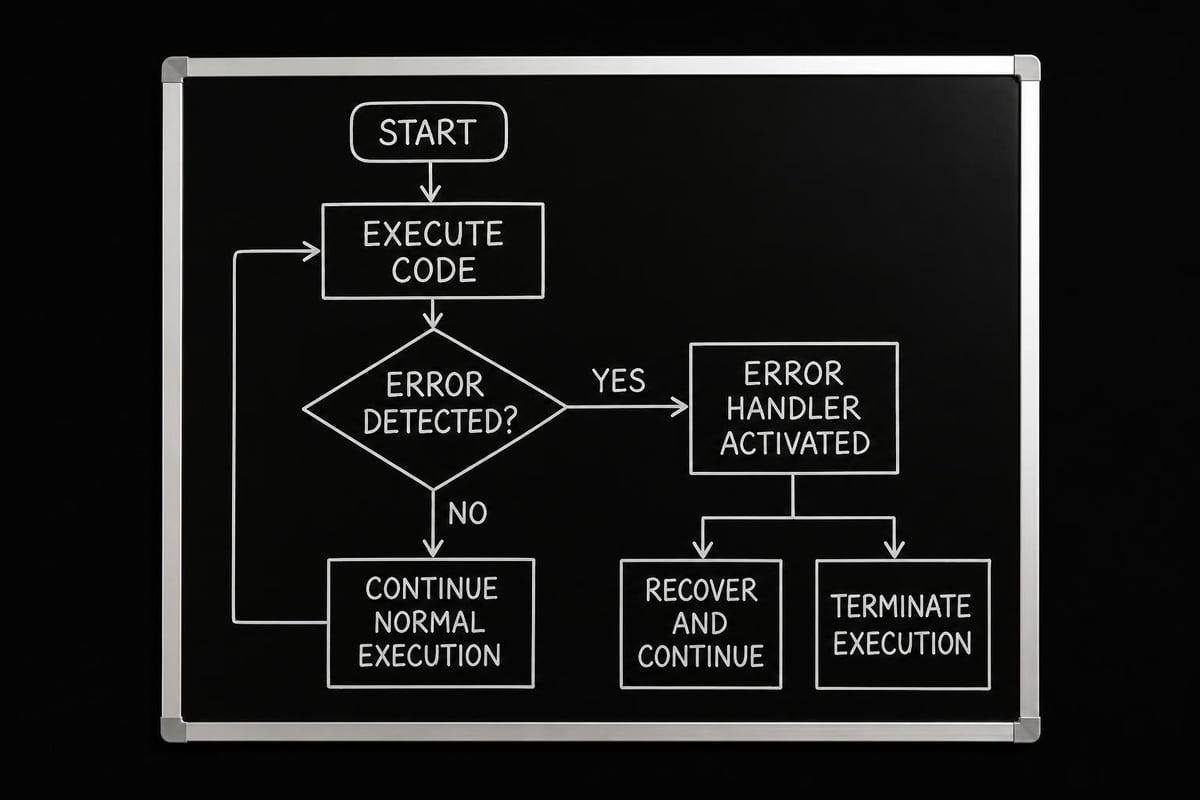 Error handling flow