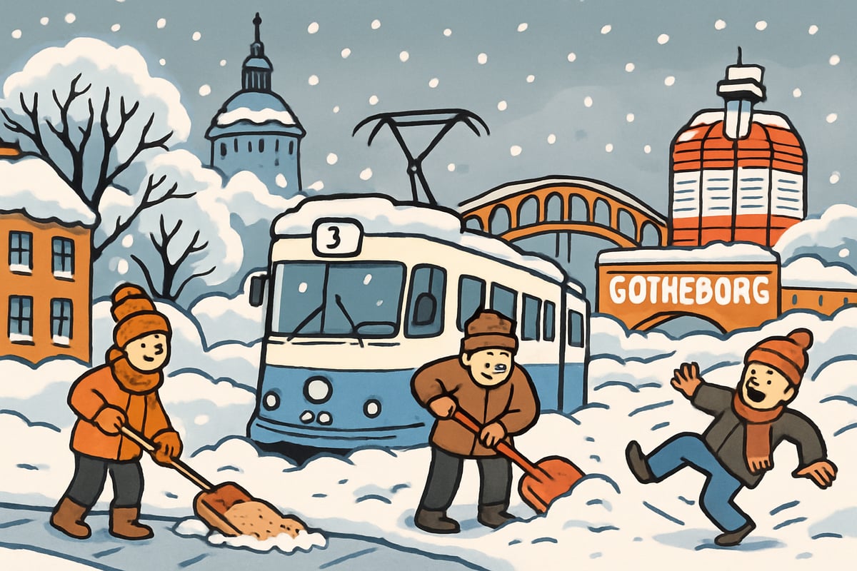 Göteborgs vinterklimat och snöstatistik 2025