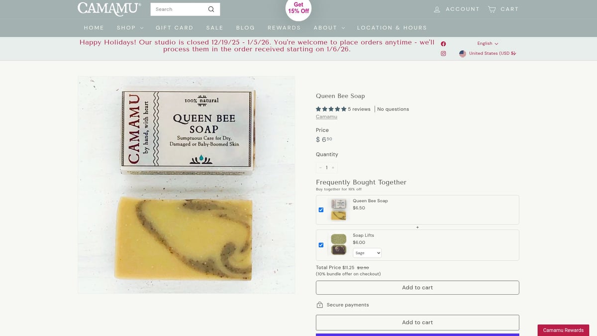 Top 7 Skin Soap For Dry Skin Picks To Try In 2026 - Camamu Queen Bee Soap