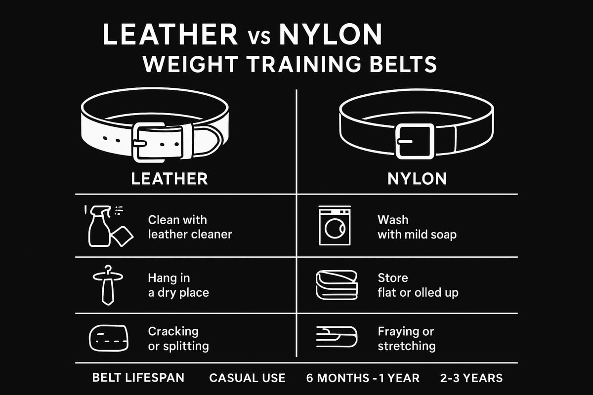 Care, Maintenance, and Longevity of Weight Training Belts