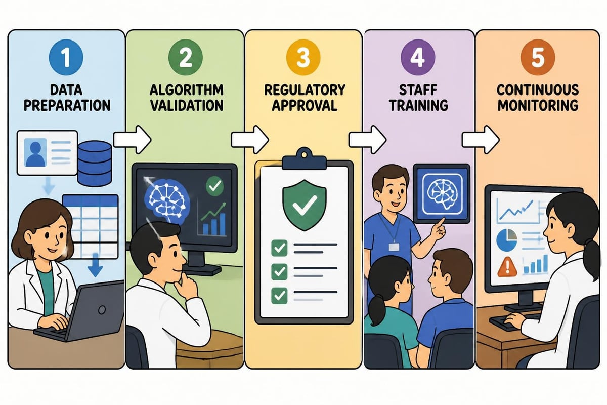 Healthcare AI implementation process