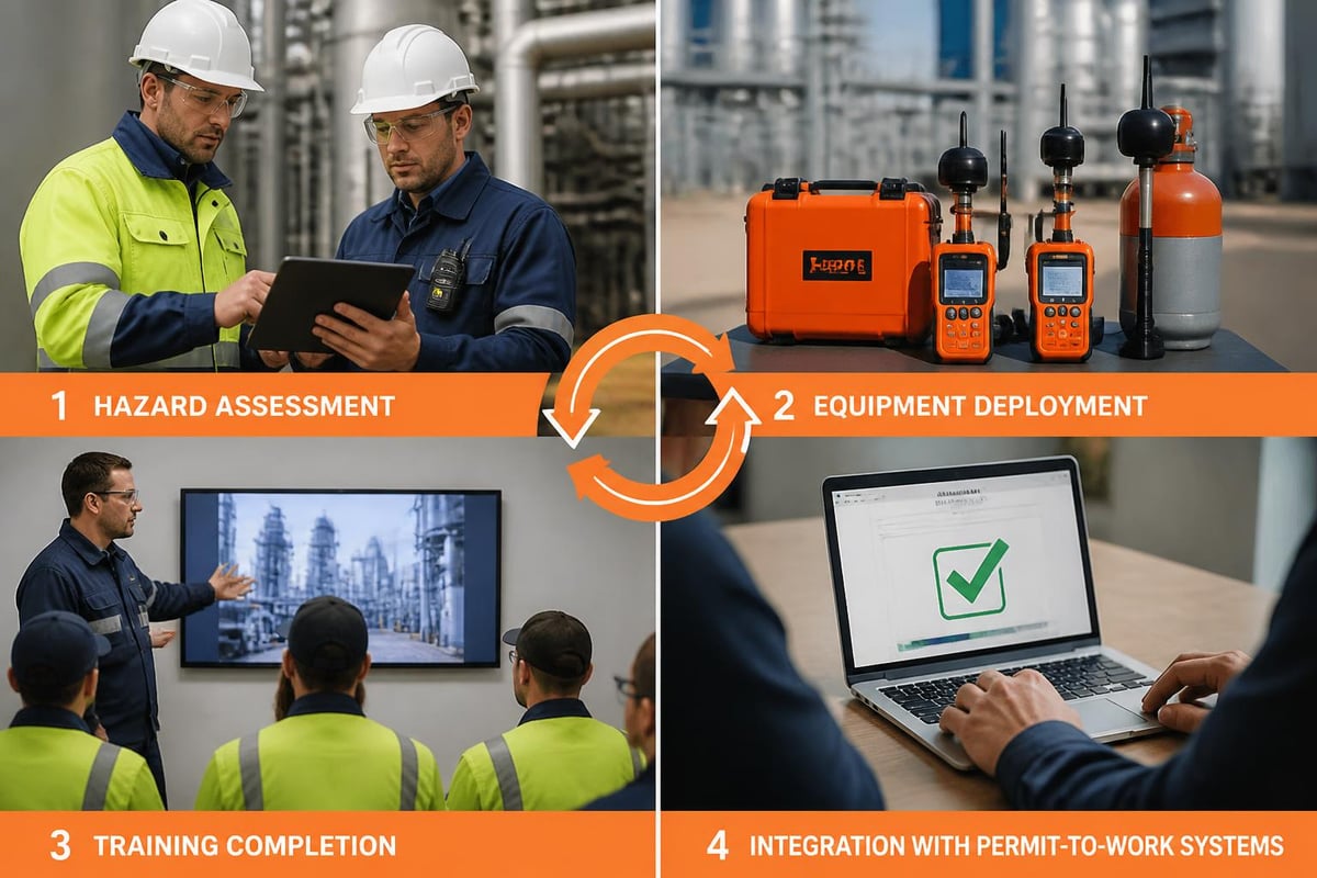 Portable Gas Detection for Industrial Safety Programs Gas detection program implementation timeline