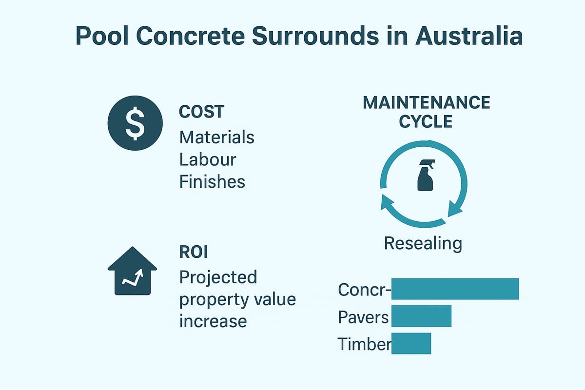 Cost, Value, and Return on Investment for Concrete Pool Surrounds