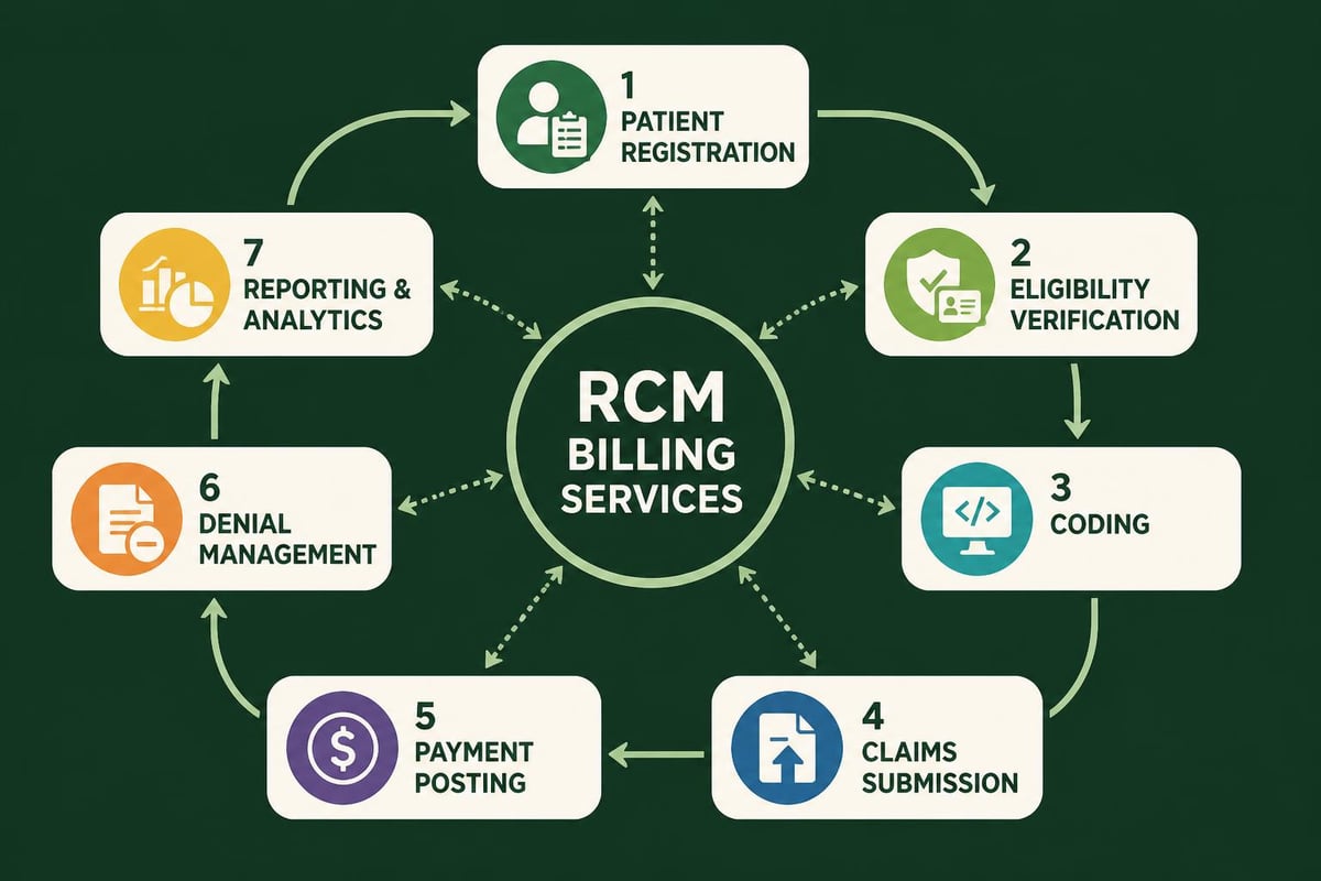 Revenue cycle management components