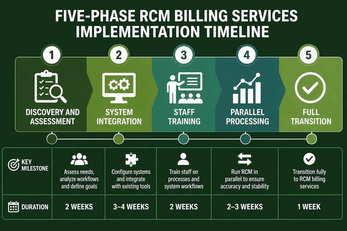 RCM implementation timeline