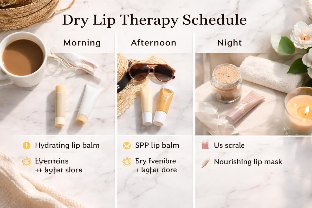 Daily lip care routine