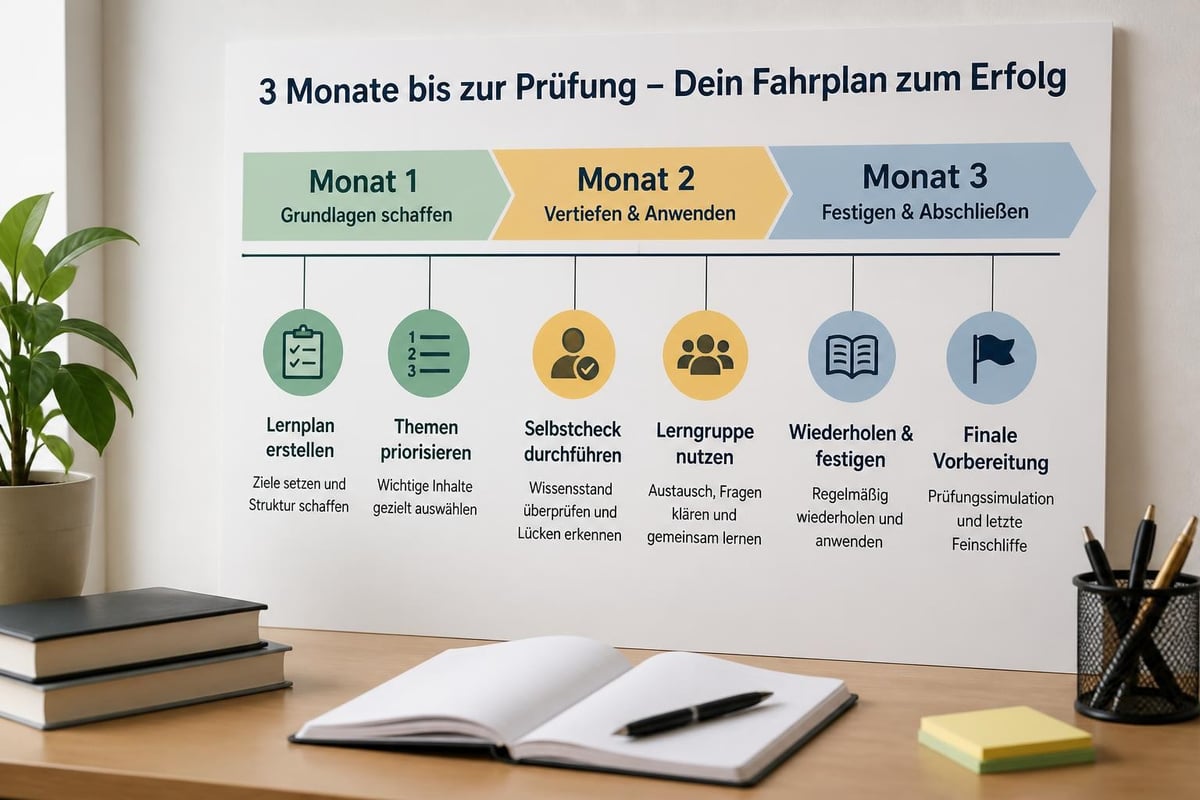 Prüfungsvorbereitung Zeitplan