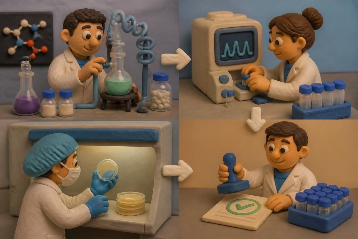 Peptide quality control workflow