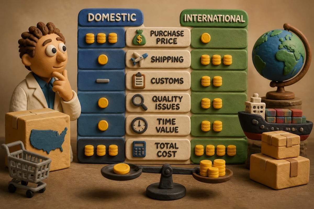 Total cost comparison