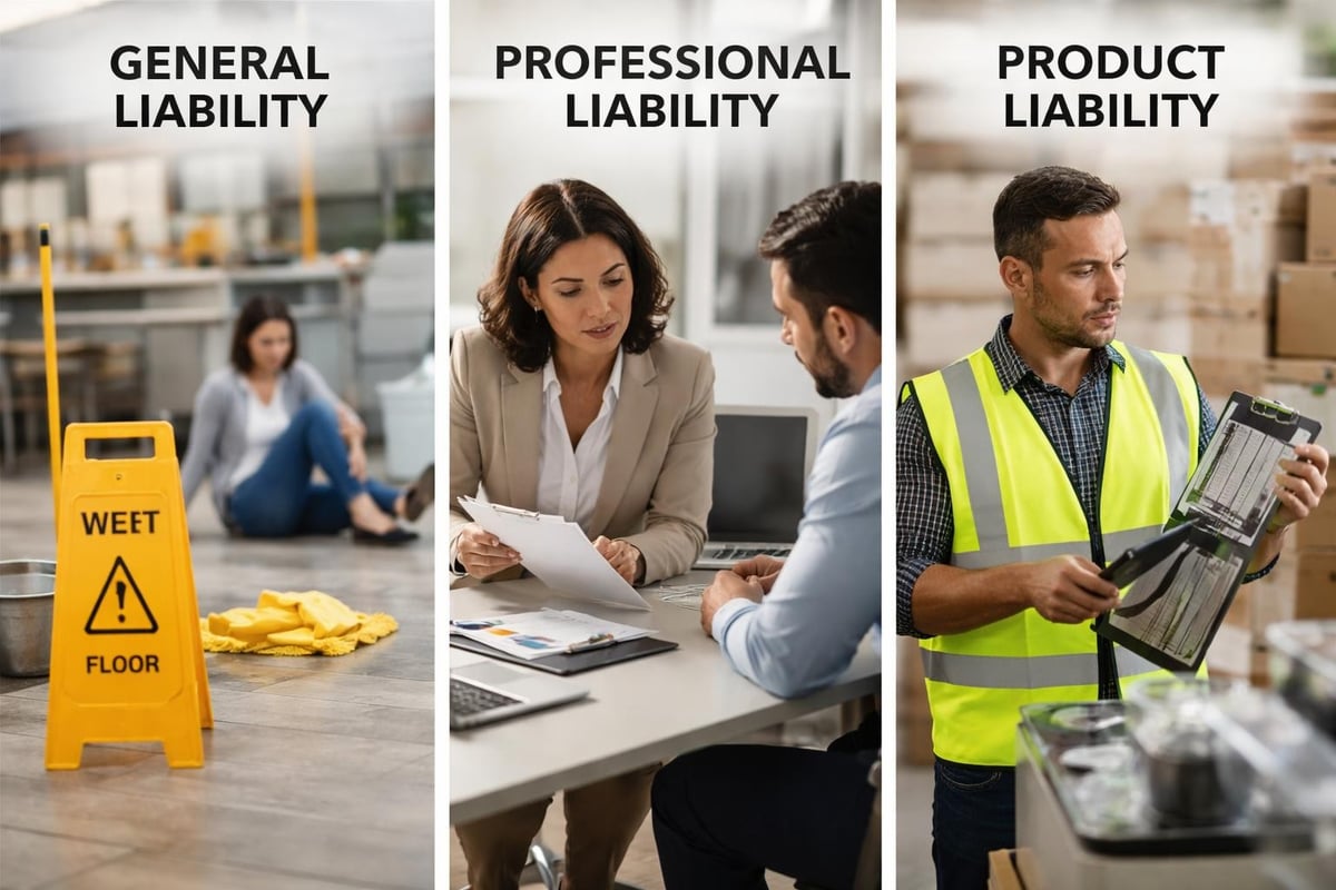 Types of liability insurance coverage