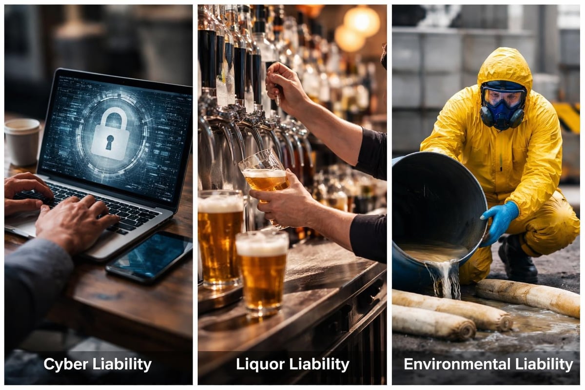 Specialized liability insurance types