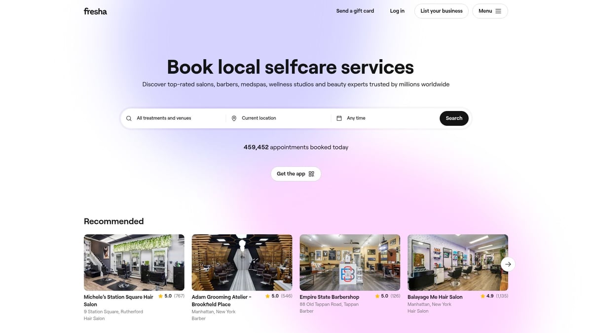 7 Brilliant Examples of Booking Systems to Inspire You in 2026 - Fresha