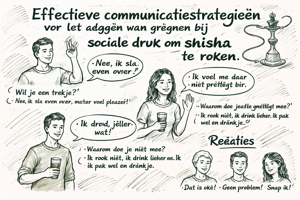 Communicatie stoppen met shisha