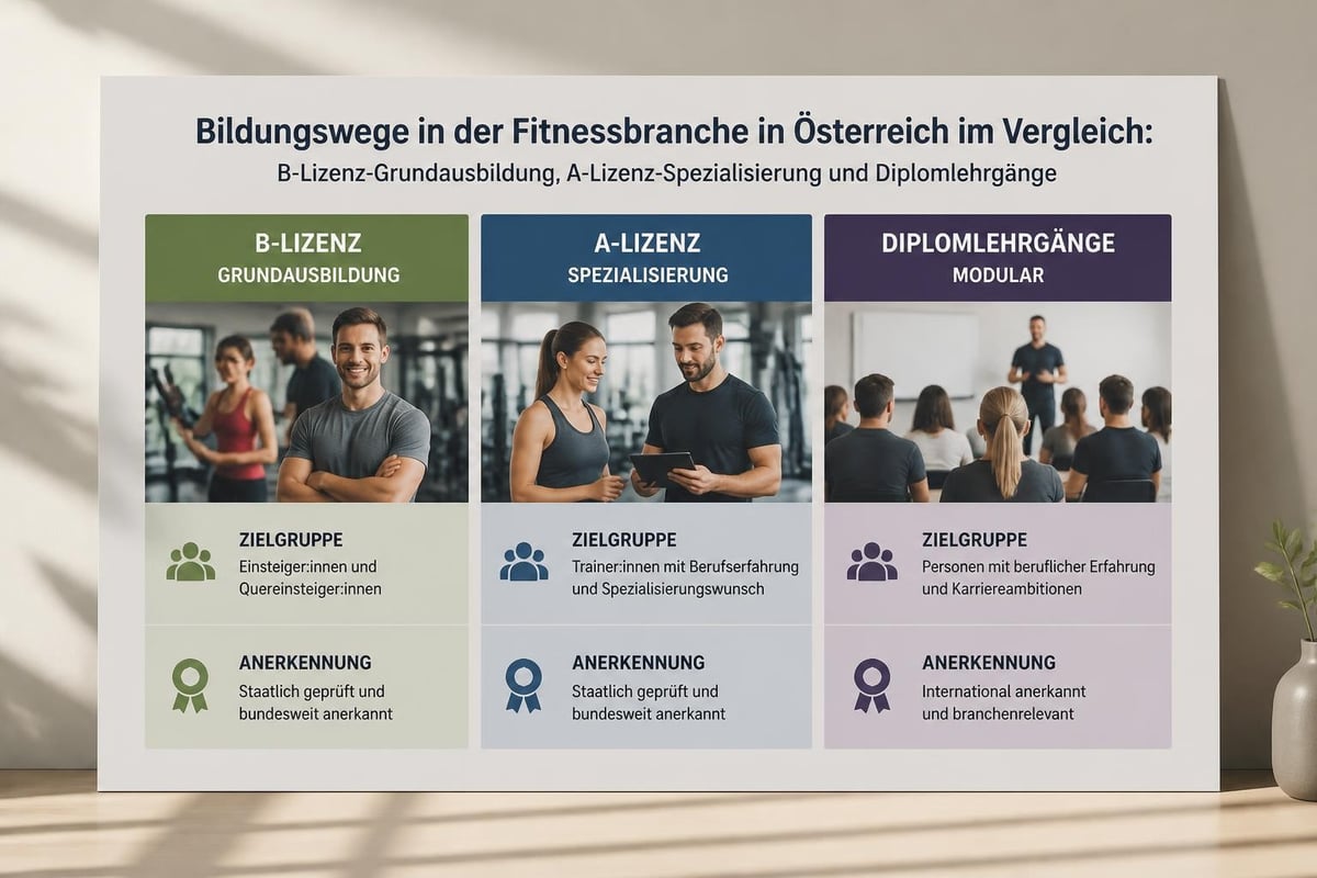 Bildungswege Fitnessbranche