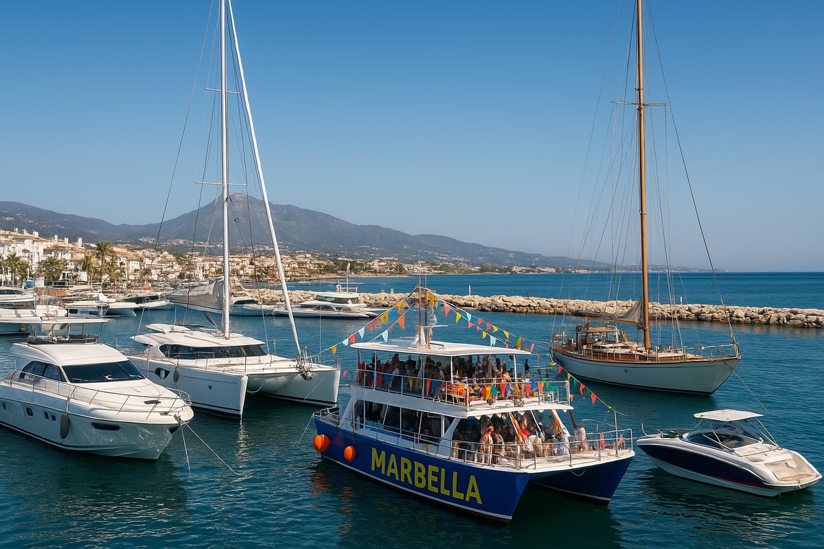 Types of Boats Available for Hire in Marbella