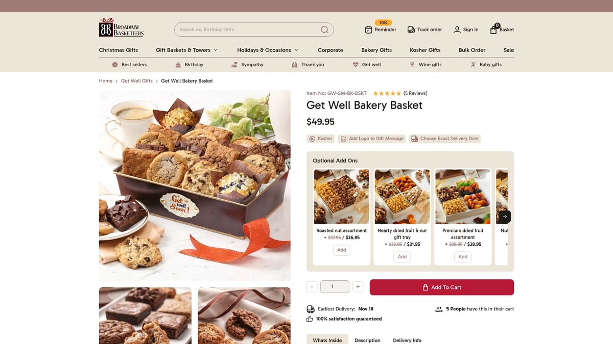 7 Heartwarming Get Well Packages to Brighten 2025 - Broadway Basketeers – Get Well Bakery Basket