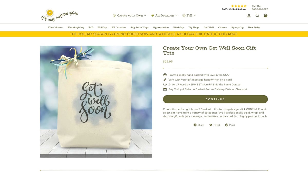 7 Heartwarming Get Well Packages to Brighten 2025 - It's Only Natural Gifts – Create Your Own Get Well Soon Gift Tote