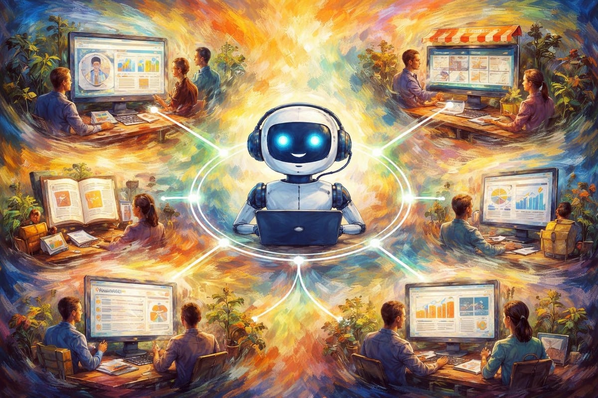 AI customer service business integration