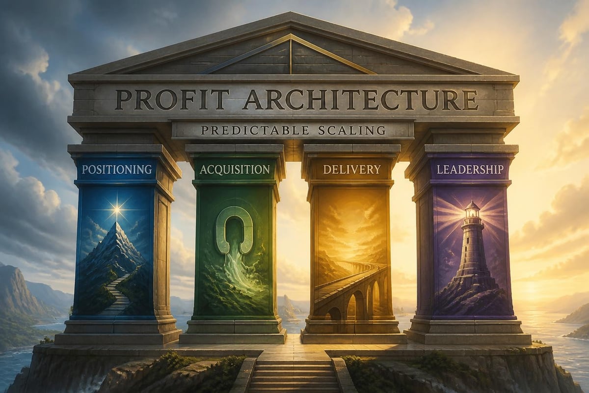 Four pillars of business coaching framework