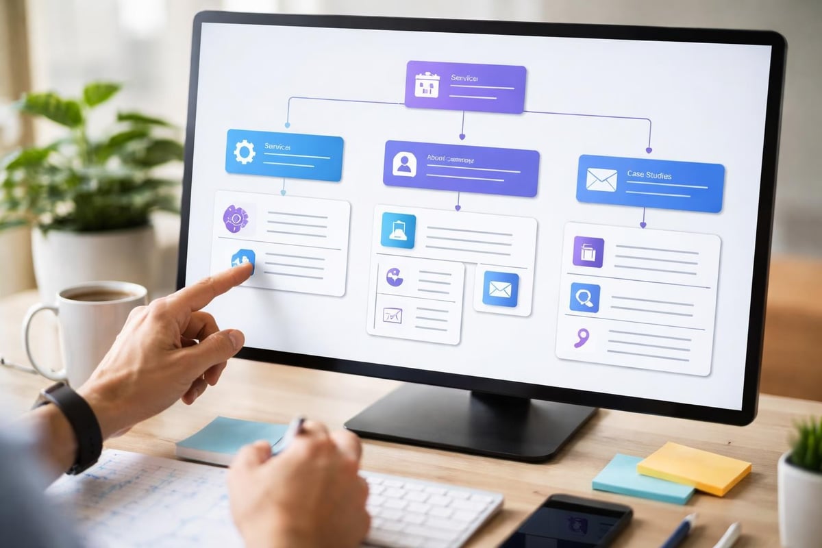 Website navigation structure