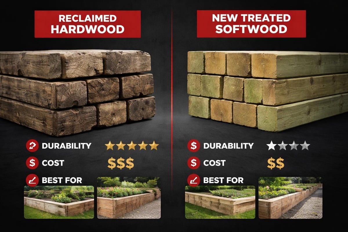 Material comparison chart
