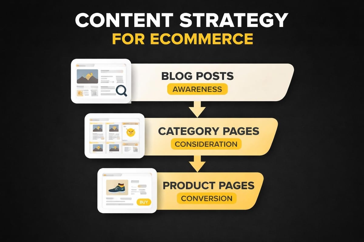 Content funnel stages