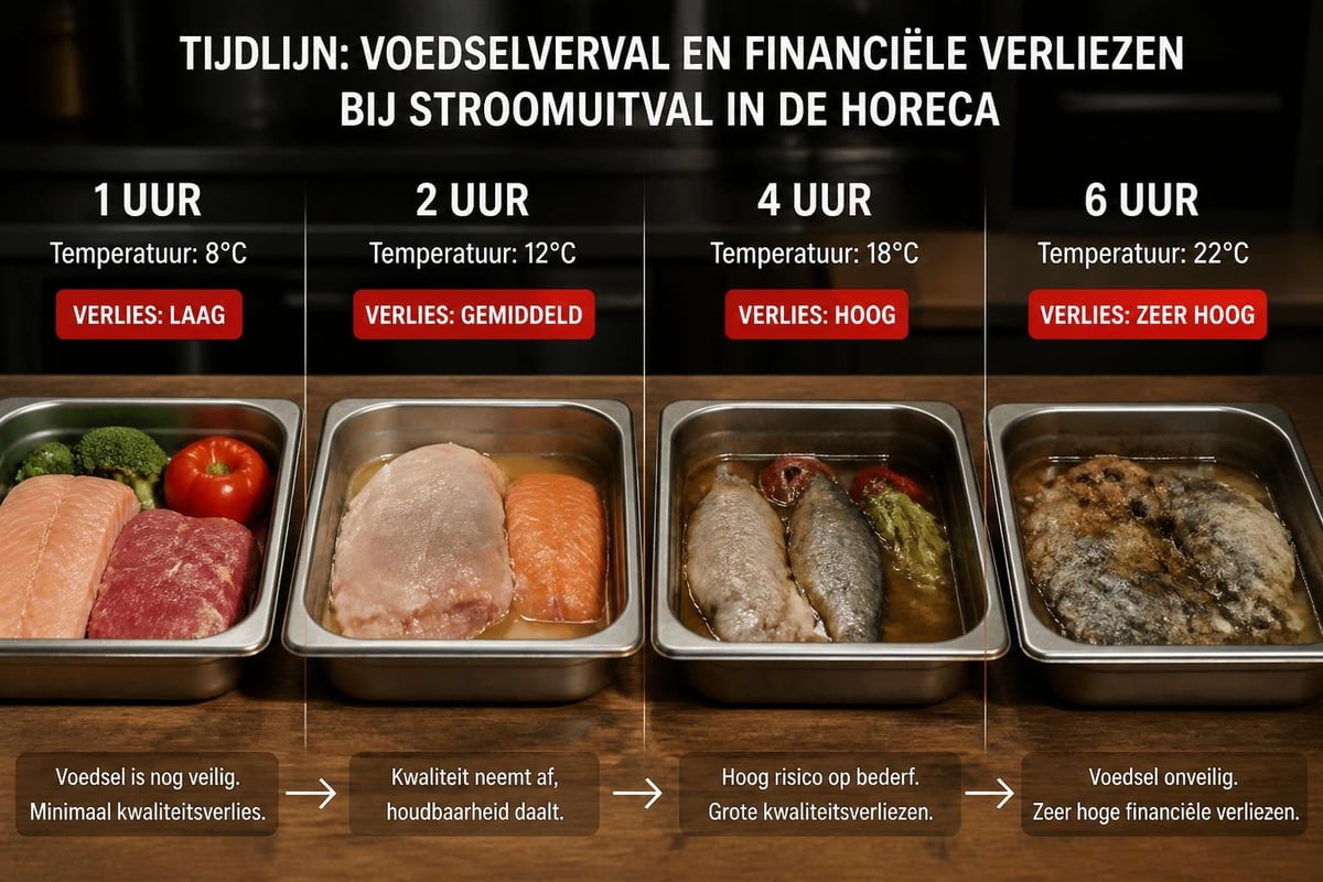 Financiële impact stroomuitval horeca