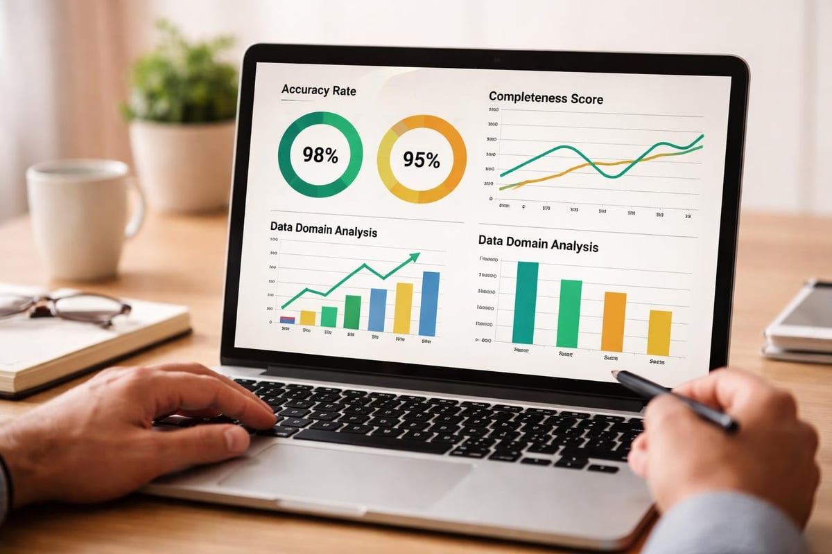 CDM quality metrics dashboard